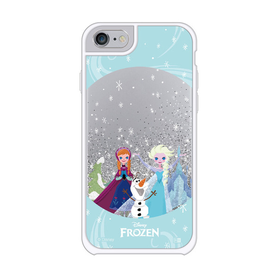 iPhone 8/7/6s/6 『ディズニーキャラクター』/ラメ グリッターケース/『アナと雪の女王/スノードーム』（その他）