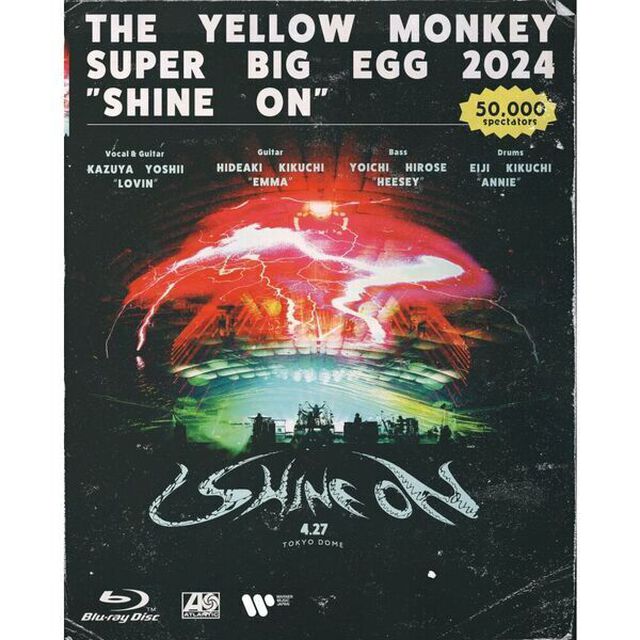 THE YELLOW MONKEY／THE YELLOW MONKEY SUPER BIG EGG 2024 &ldquo;SHINE ON&rdquo; Blu-ray 通常盤（特典なし）（Ｂｌｕ－ｒａｙ）（Ｂｌｕ－ｒａｙ　Ｄｉｓｃ）