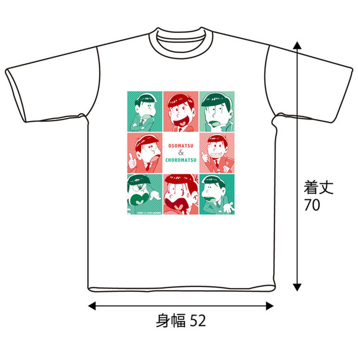おそ松&チョロ松Tシャツ ホワイト Mサイズ（3次予約）（その他）