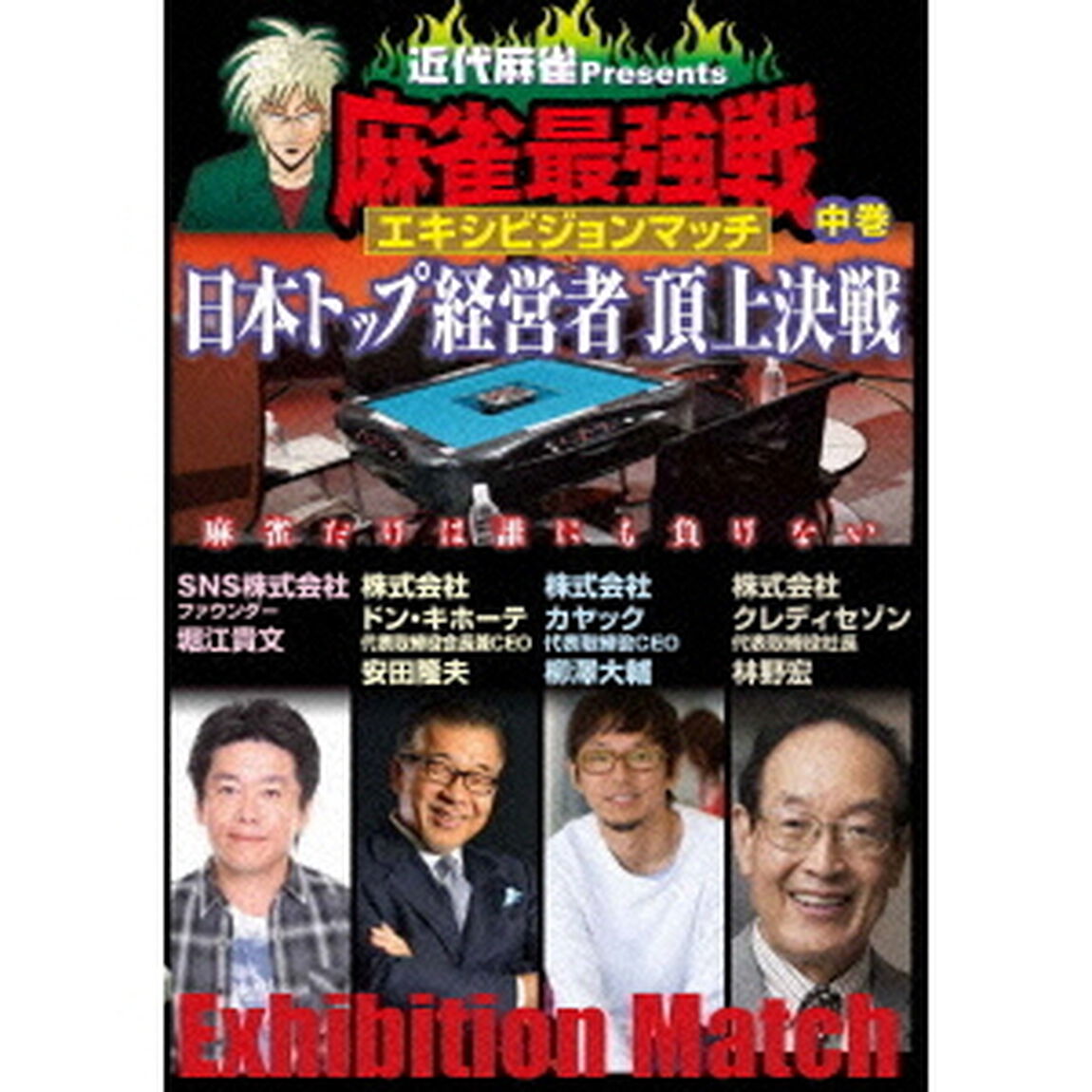 近代麻雀Presents　麻雀最強戦エキシビジョンマッチ　日本トップ経営者頂上決戦　中巻（ＤＶＤ）