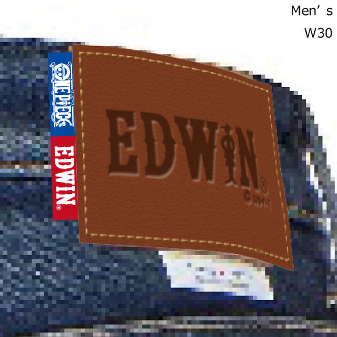 【ルフィモデル】EDWINワンピースコラボジーンズ　メンズ　30インチ（その他）