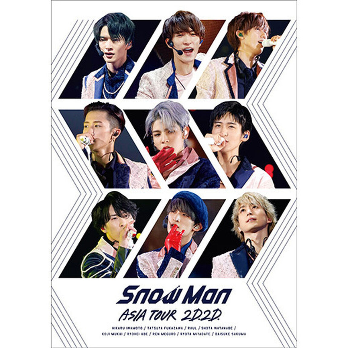 Snow Man／Snow Man ASIA TOUR 2D.2D. DVD 3枚組 ＜通常盤＞（ＤＶＤ）