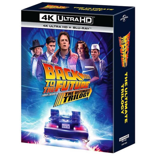 バック・トゥ・ザ・フューチャー トリロジー 35thアニバーサリー・エディション 4K Ultra HD＋ブルーレイ＜セブンネット限定：クリストファー・ロイド氏 直筆サイン入りポートレイト(A柄)セット（証明書付き）＞（Ｂｌｕ－ｒａｙ　Ｄｉｓｃ）