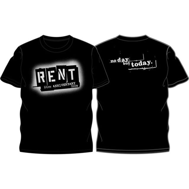 RENT 20周年ロゴ Tシャツ(ブラック)（Mサイズ）（その他）