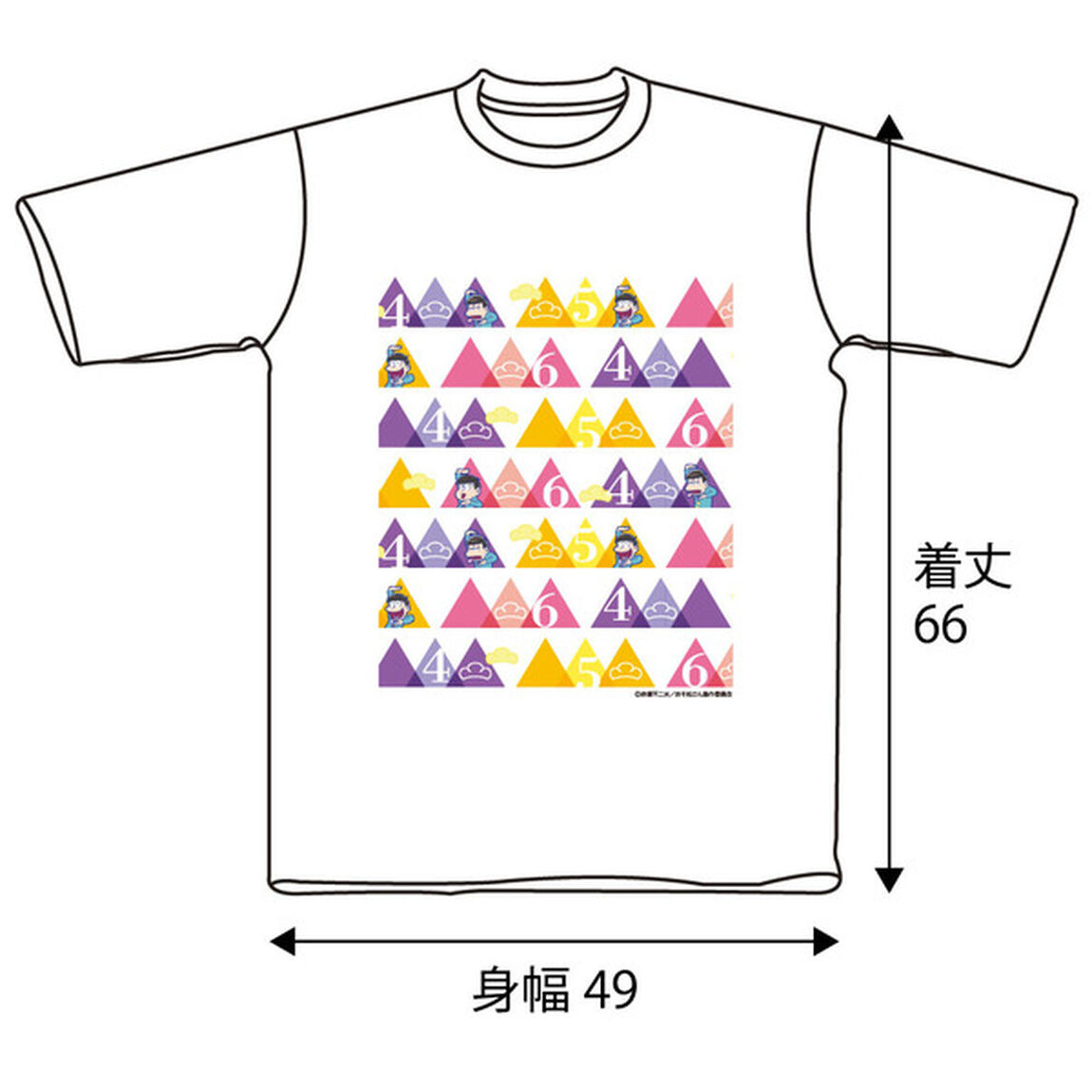 一松・十四松・トド松Tシャツ ホワイト Sサイズ（その他）