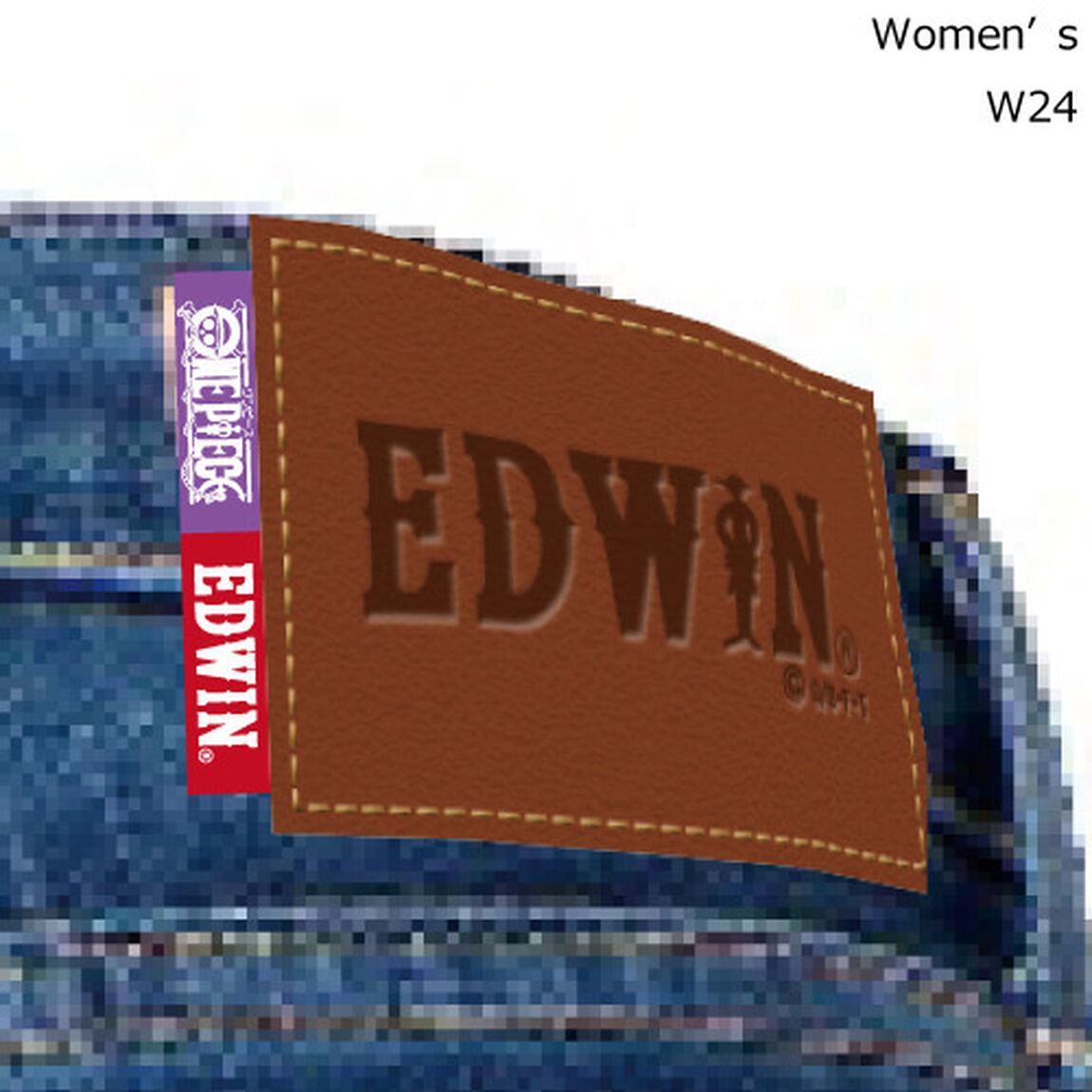 【ロビンモデル】EDWINワンピースコラボジーンズ　ウィメンズ　24インチ（その他）