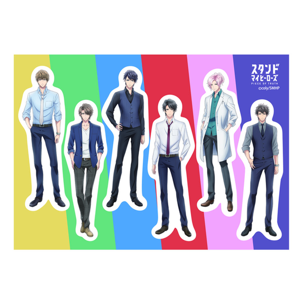 テレビアニメ「スタンドマイヒーローズ PIECE OF TRUTH」　ステッカー3種セット（マトリ）（その他）