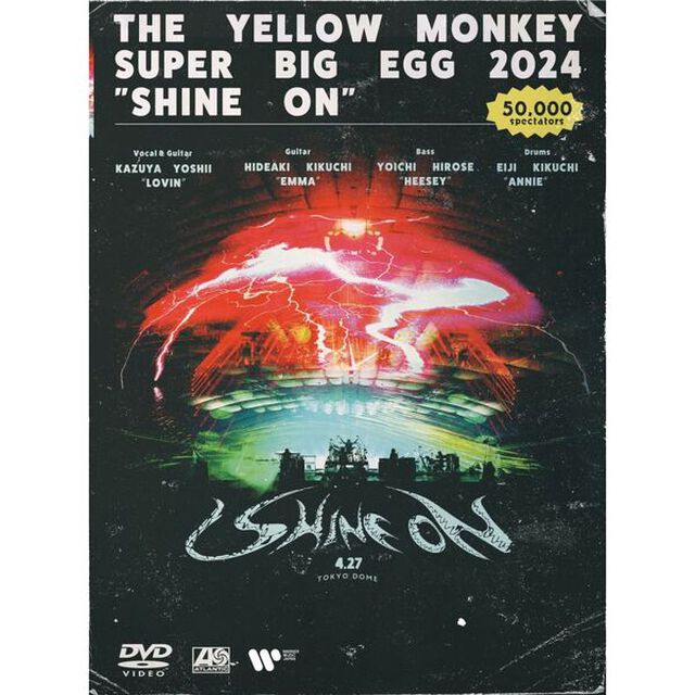 THE YELLOW MONKEY／THE YELLOW MONKEY SUPER BIG EGG 2024 &ldquo;SHINE ON&rdquo; DVD 通常盤（特典なし）（ＤＶＤ）