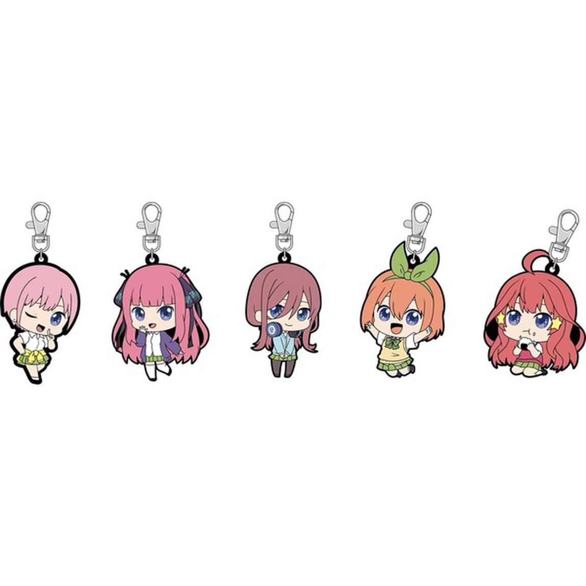 『五等分の花嫁』  ラバーキーホルダー 5種セット（その他）