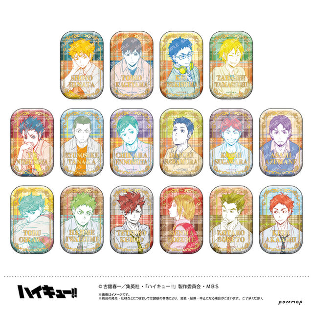 ハイキュー!!スクエア缶バッジ【BOX】（オフショット&times;カラー第一弾）＜セブンネット限定＞再販（その他）