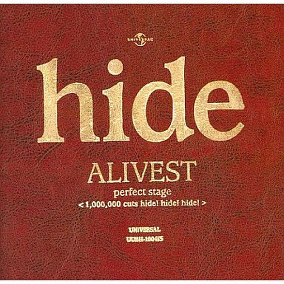 ALIVEST　perfect　stage＜1，000，000cuts　hide！hide！hide（ＤＶＤ）