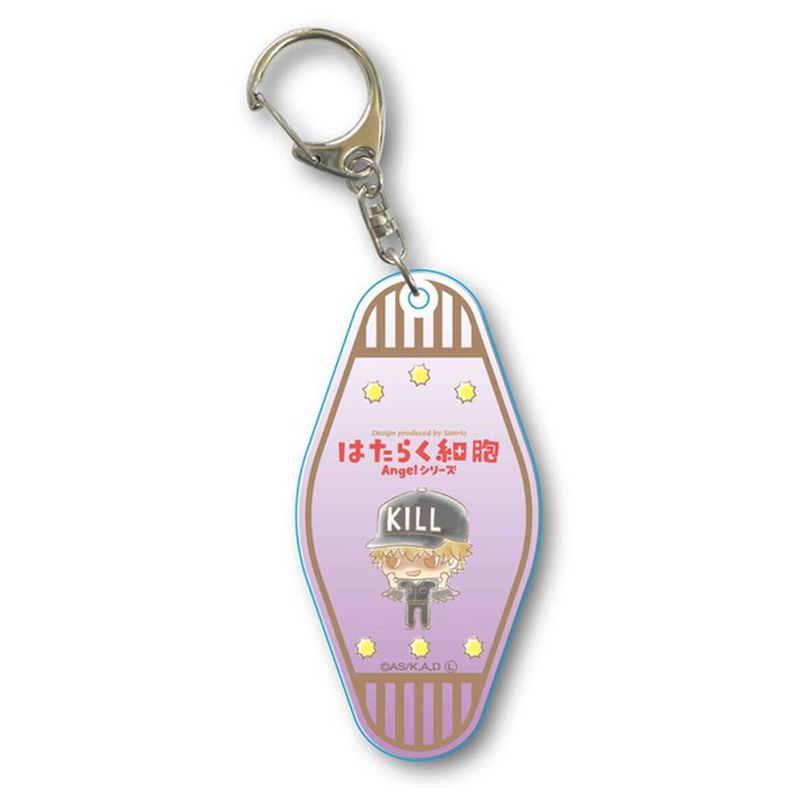 モーテルキーホルダーはたらく細胞　エンジェルシリーズ　－Ｄｅｓｉｇｎ　ｐｒｏｄｕｃｅｄ　ｂｙ　Ｓａｎｒｉｏ－／キラーＴ細胞（その他）
