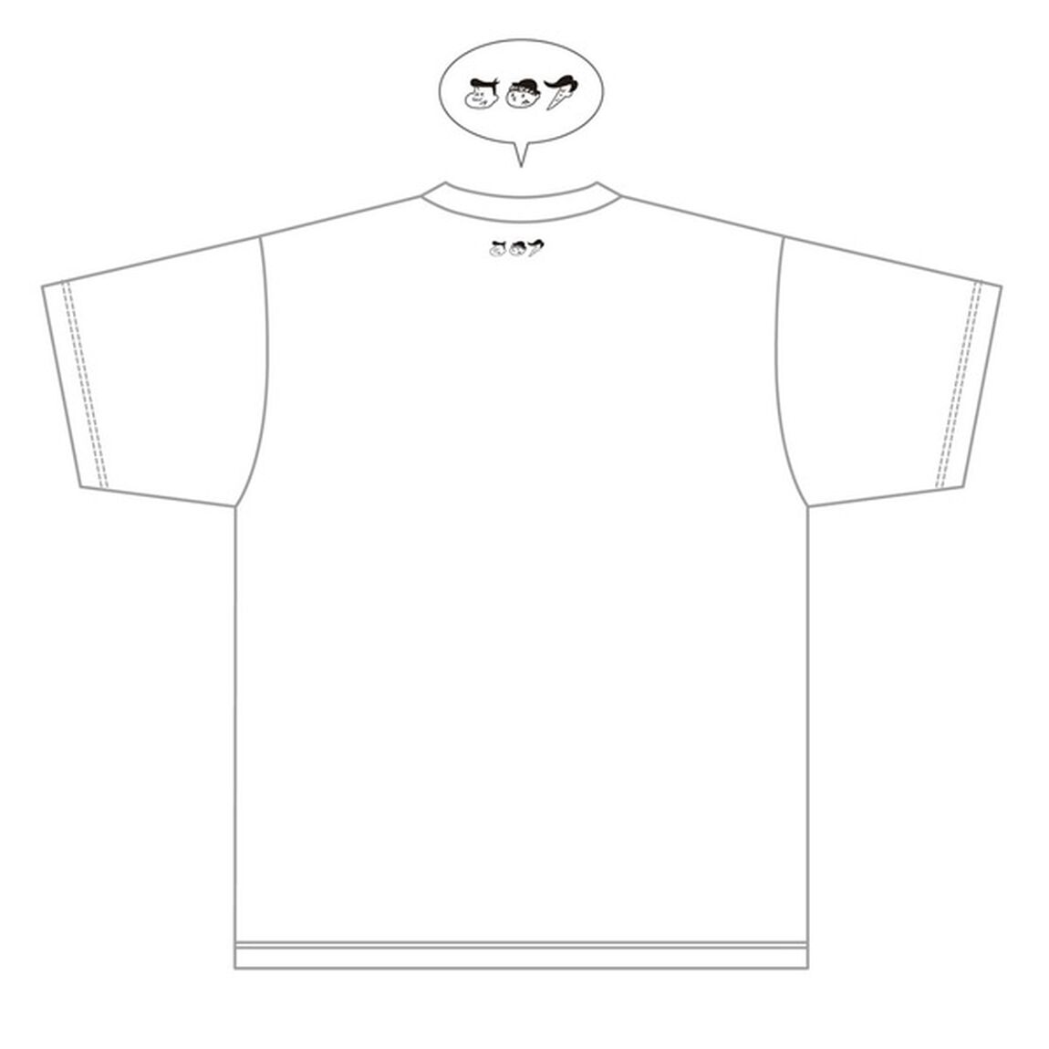 【公式グッズ】ゴリパラ見聞録Tシャツ NO SASHIMI NO LIFE 百貨店 白 S【1月お届け予定分】（その他）