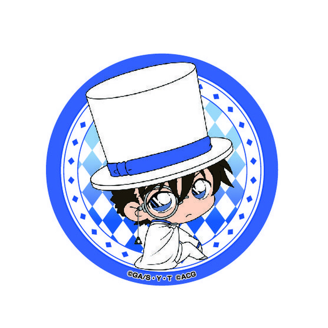 『名探偵コナン』&rdquo;ボッチくん&rdquo;缶バッジ　第2弾　怪盗キッド（その他）