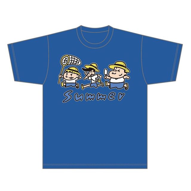 【公式グッズ】ゴリパラ見聞録Tシャツ 麦わら帽子 青 S（その他）
