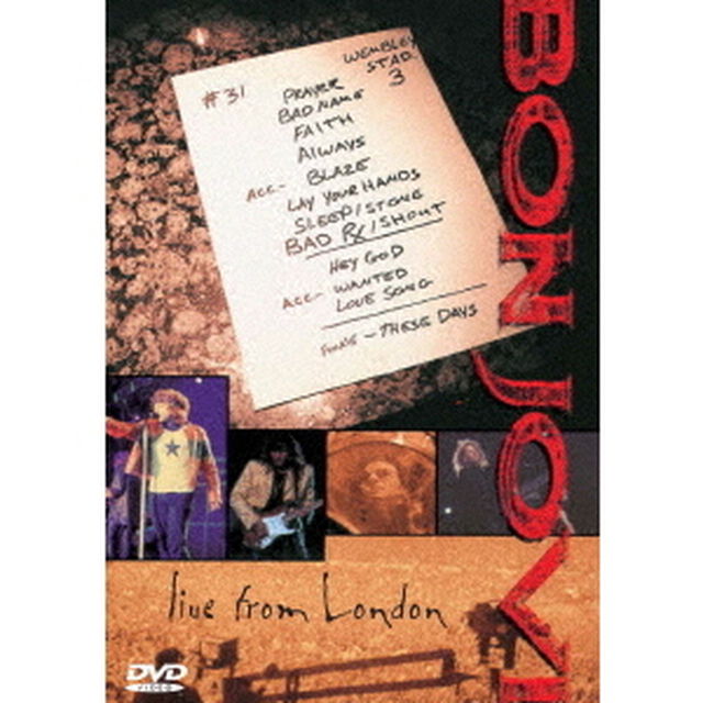 ライヴ・フロム・ロンドン〜ウェンブリー・スタジアム　1995〜（ＤＶＤ）