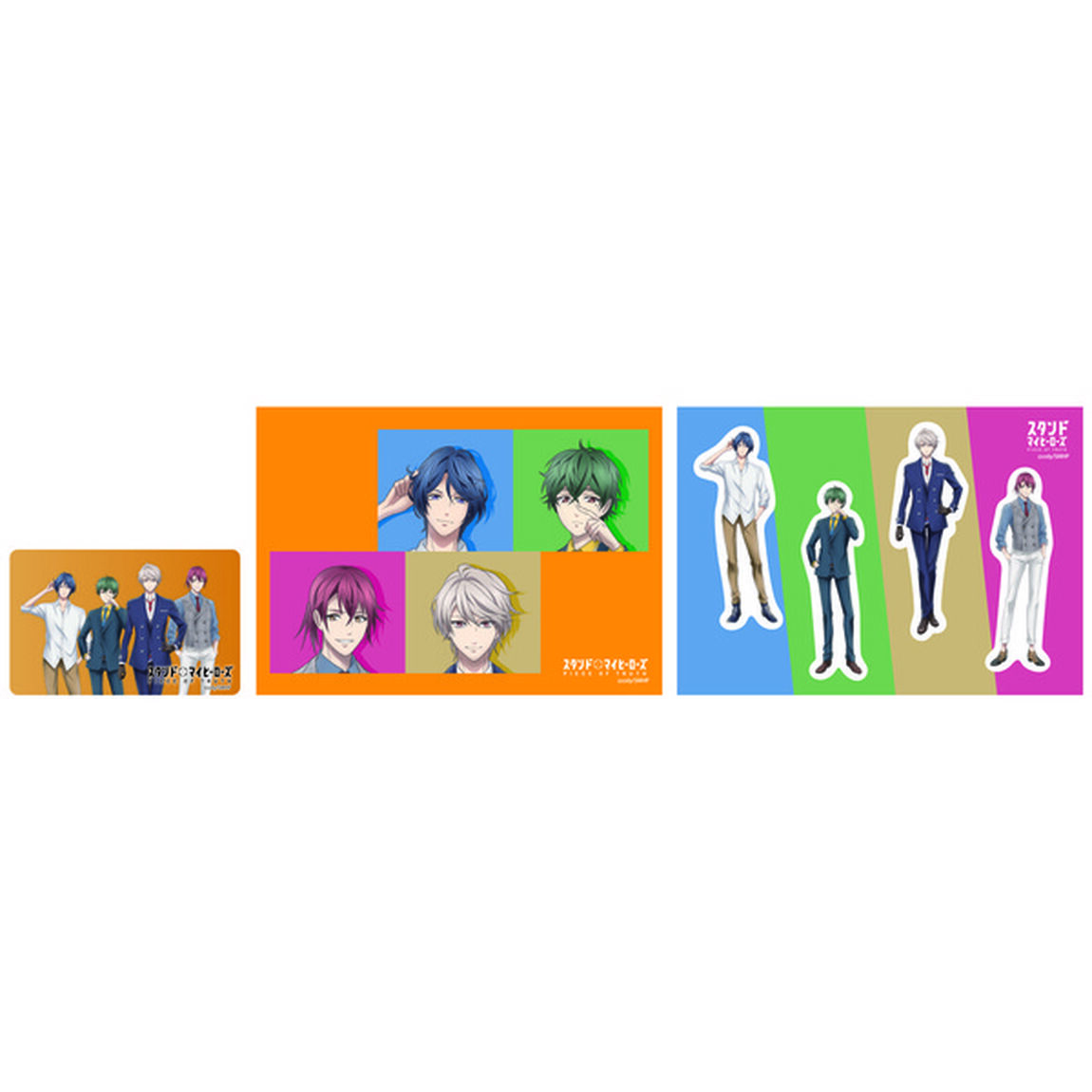 テレビアニメ「スタンドマイヒーローズ PIECE OF TRUTH」　ステッカー3種セット（Revel）（その他）