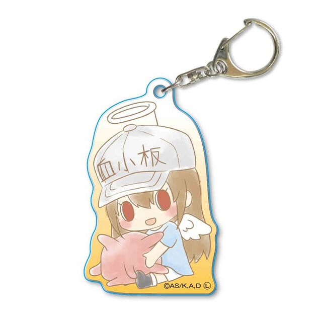 ぎゅぎゅっとアクリルキーホルダーはたらく細胞　エンジェルシリーズ　－Ｄｅｓｉｇｎ　ｐｒｏｄｕｃｅｄ　ｂｙ　Ｓａｎｒｉｏ－／血小板（その他）