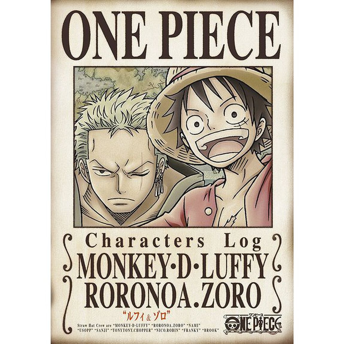 ONE　PIECE　キャラクターズLog　&ldquo;ルフィ＆ゾロ&rdquo;（ＤＶＤ）