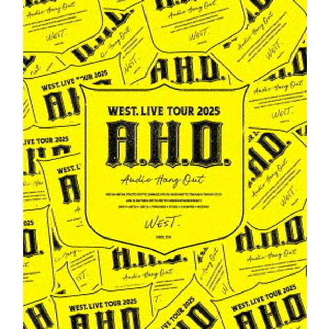 WEST.／WEST. LIVE TOUR 2025 A.H.O. -Audio Hang Out- Blu-ray 通常盤（Ｂｌｕ－ｒａｙ　Ｄｉｓｃ）