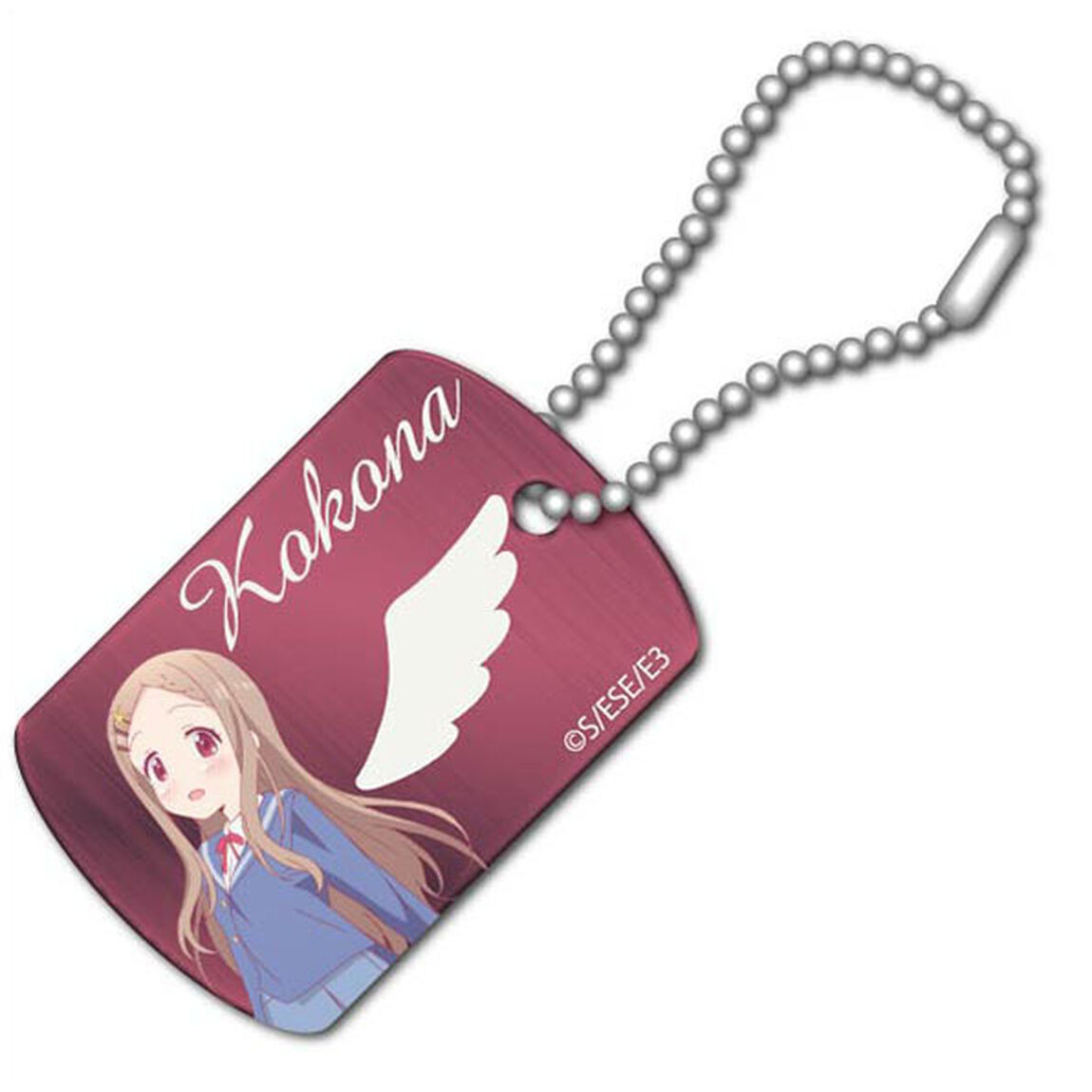 『ヤマノススメ サードシーズン』 メタルアートドッグタグ ここな（その他）