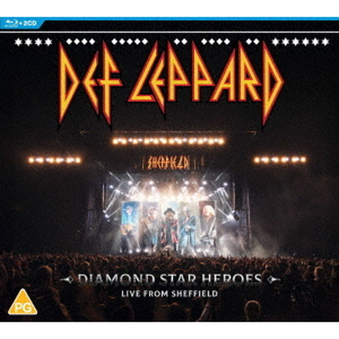 デフ・レパード／ダイアモンド・スター・ヒーローズ・ライヴ・フロム・シェフィールド（外付特典：ポスター）（Ｂｌｕ－ｒａｙ　Ｄｉｓｃ）