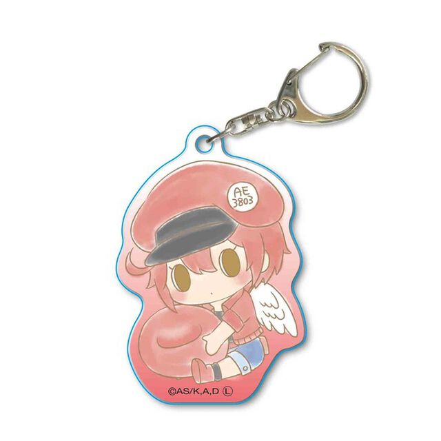 ぎゅぎゅっとアクリルキーホルダーはたらく細胞　エンジェルシリーズ　－Ｄｅｓｉｇｎ　ｐｒｏｄｕｃｅｄ　ｂｙ　Ｓａｎｒｉｏ－／赤血球（その他）