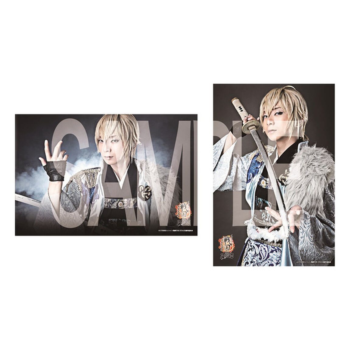 イケメン戦国 THE STAGE －明智光秀編－　大判キャストブロマイド 上杉 謙信／橘 龍丸（その他）