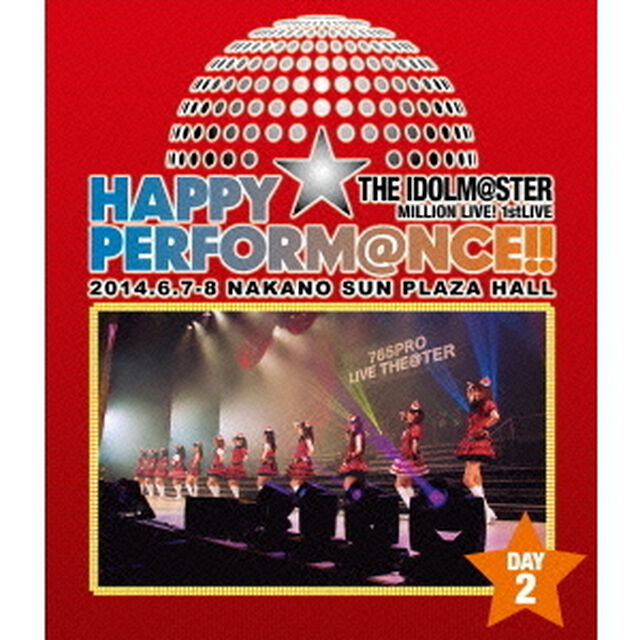 THE　IDOLM＠STER　MILLION　LIVE！　1stLIVE　HAPPY☆PERFORM＠NCE！！　DAY2（Ｂｌｕ－ｒａｙ　Ｄｉｓｃ）