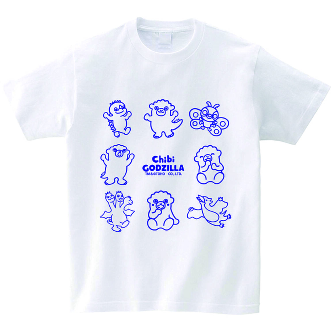 ちびゴジラ／Ｔシャツ／ＦＲＩＥＮＤＳ＿ＮＡＶＹ．ｖｅｒ／白／１２０ｃｍ（その他）
