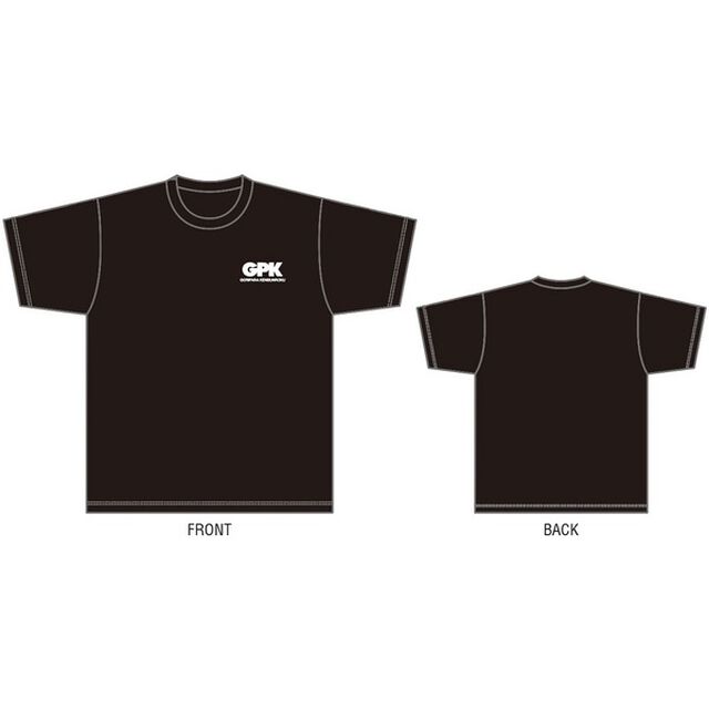 【公式グッズ】ゴリパラ見聞録　GPK　Tシャツ　ブラック　Sサイズ（その他）
