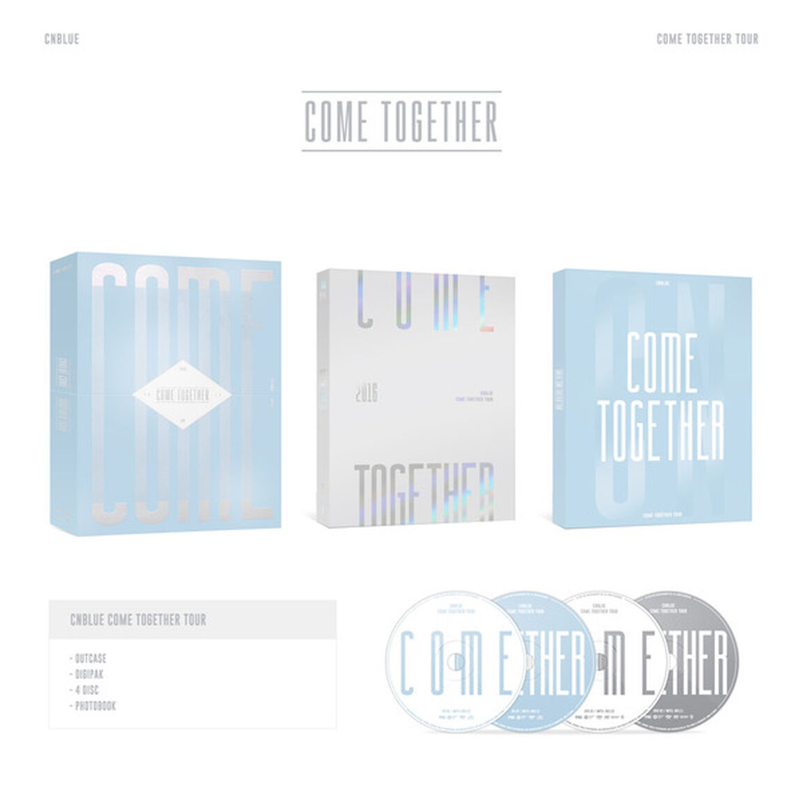 CNBLUE／COME TOGETHER TOUR＜2DVD＋2CD＋PHOTOBOOK（136P）＞（ＤＶＤ）