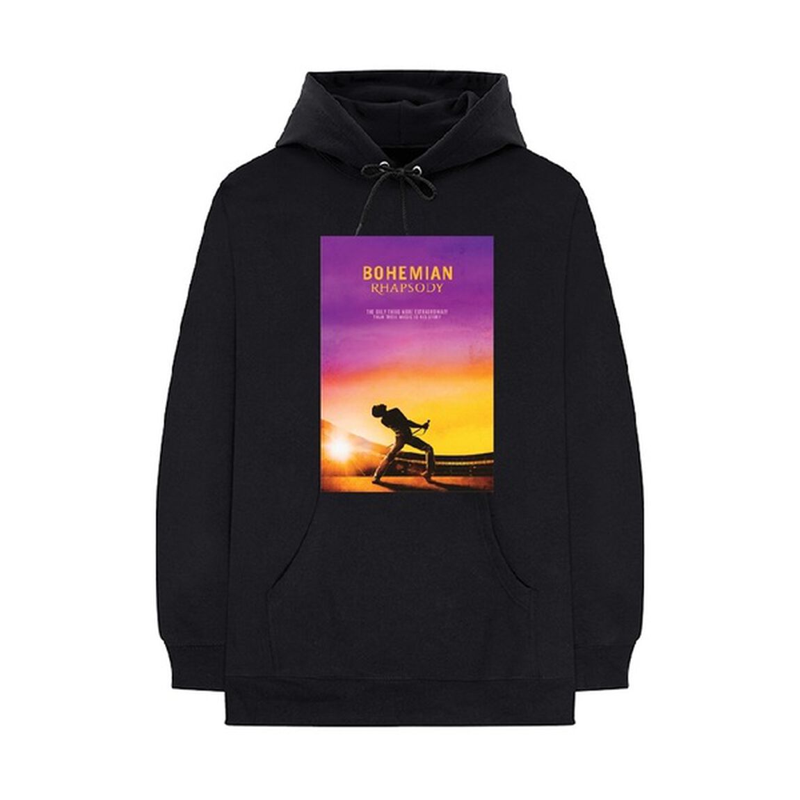 映画『ボヘミアン・ラプソディ』　Sunset Bohemian Rhapsody Movie Hoodie Black S（その他）