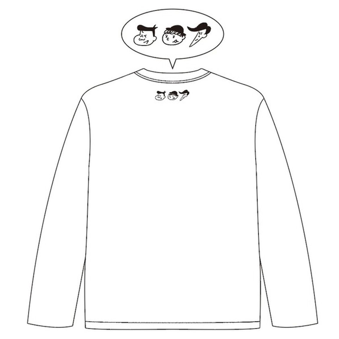 【公式グッズ】ゴリパラ見聞録ロングTシャツ リスタートロゴ 白 S（その他）