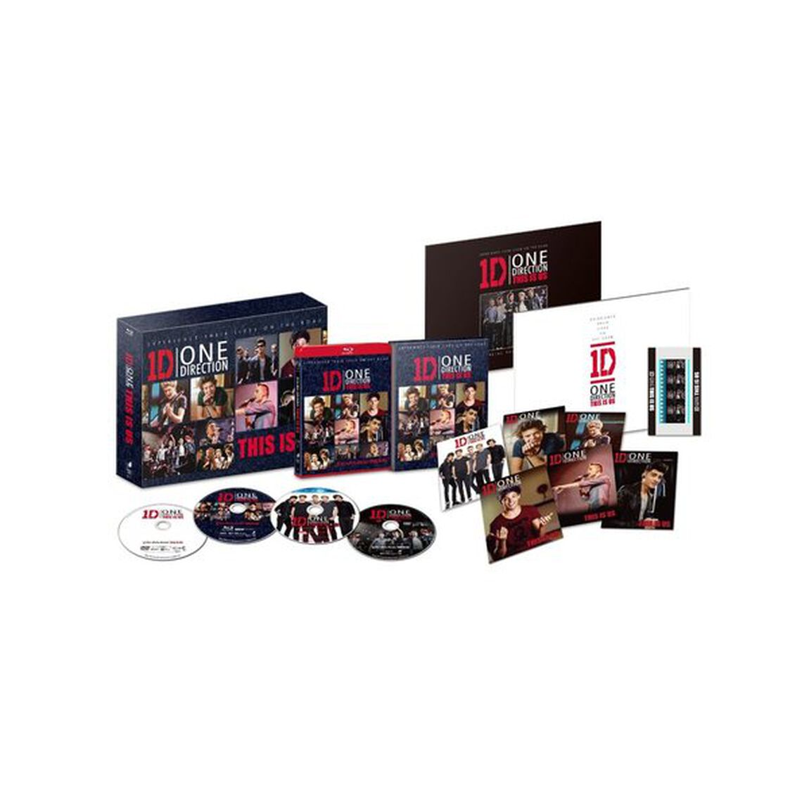 ワン・ダイレクション　THIS　IS　US：THIS　IS　THE　BOX＜完全限定生産シリアルナンバー入り日本限定デラックスBOXセット＞（Ｂｌｕ－ｒａｙ　Ｄｉｓｃ）