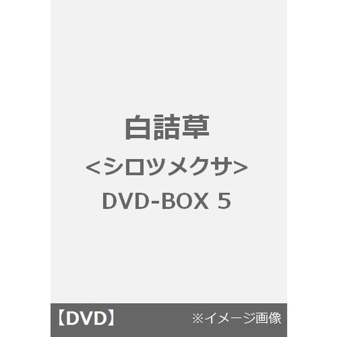 白詰草＜シロツメクサ＞　DVD－BOX5（ＤＶＤ）
