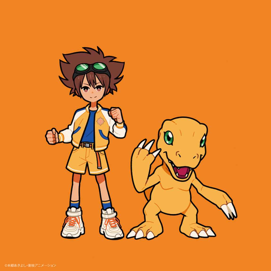 『デジモンアドベンチャー』キャンバスアートボード　25th Anniversary Collaboration Art-太一&アグモン by 美好よしみ（その他）