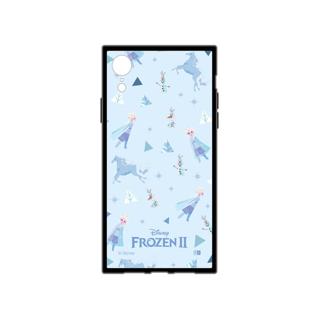 iPhone XR 『ディズニーキャラクター』/耐衝撃ケース KAKU トリプルハイブリッド/『アナと雪の女王2/総柄』_01（その他）