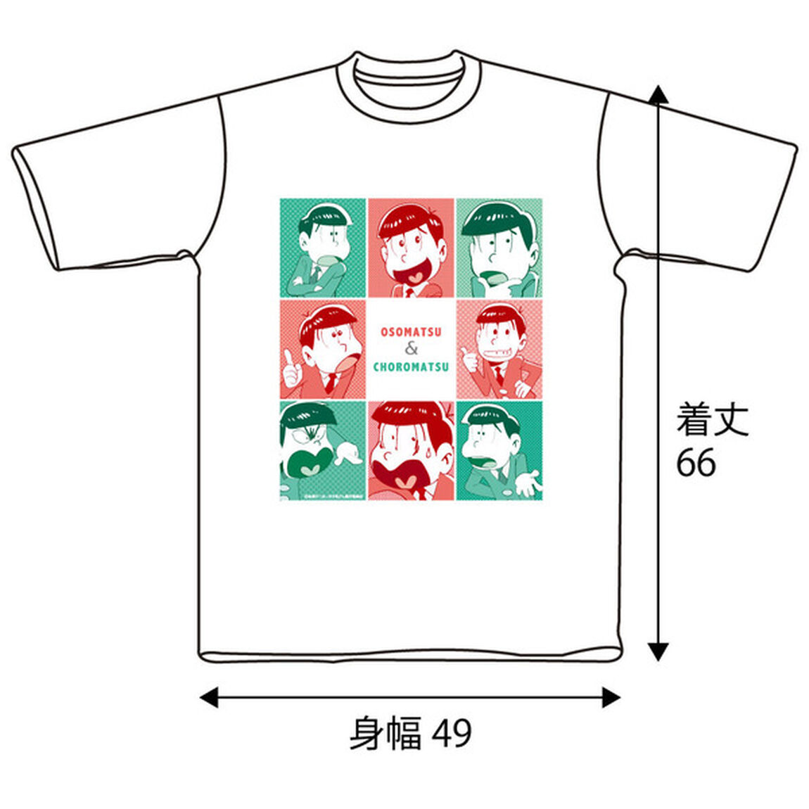 おそ松&チョロ松Tシャツ ホワイト Sサイズ（3次予約）（その他）