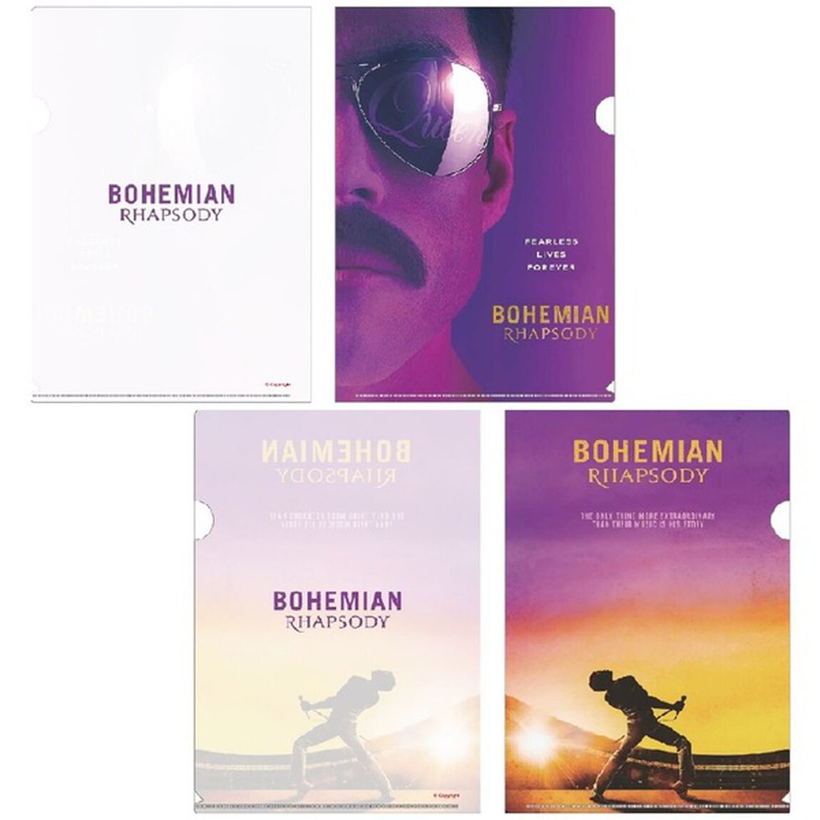 映画『ボヘミアン・ラプソディ』　Bohemian Rhapsody Plastic Folder Set（その他）