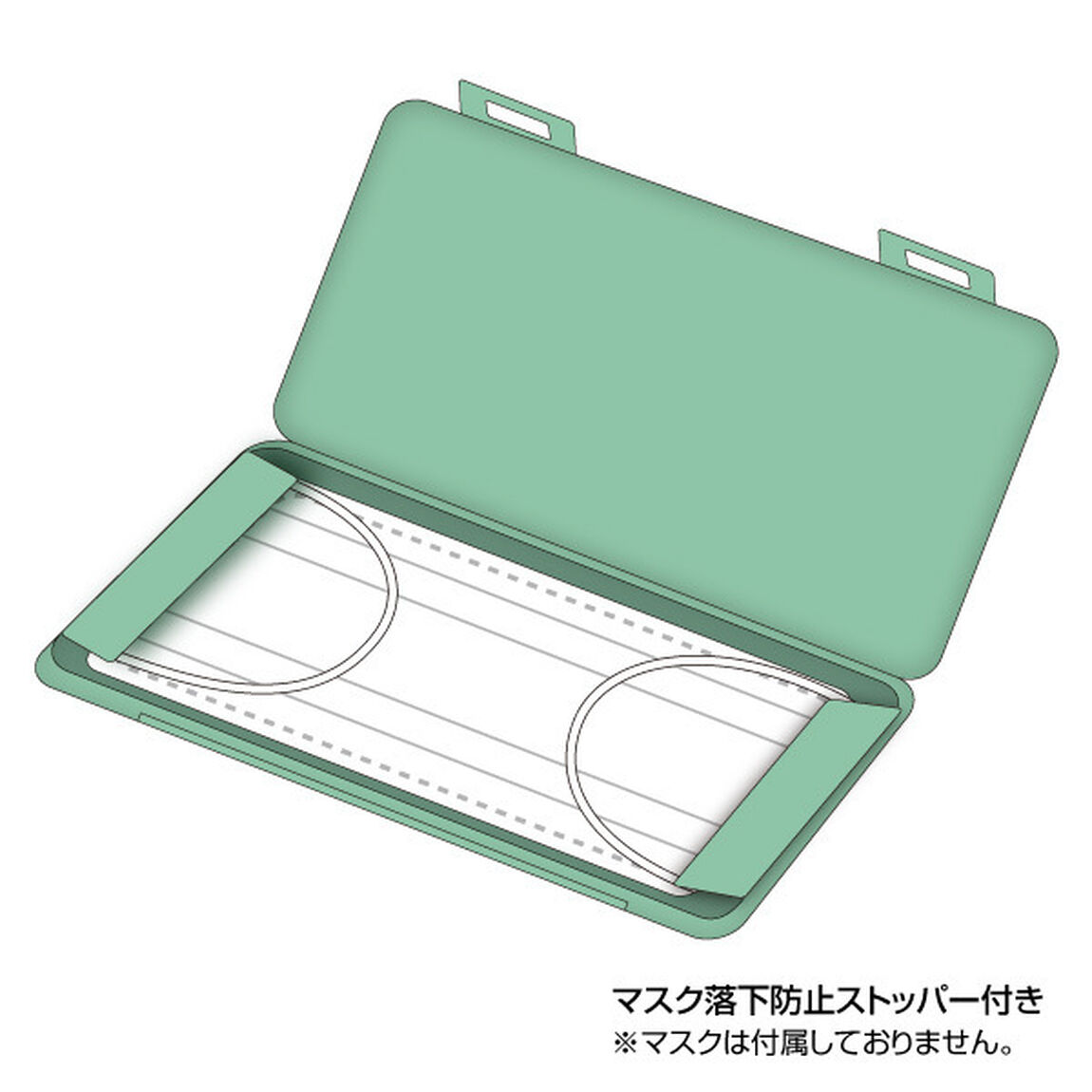 劇場版夏目友人帳 ニャンコ先生のマスクケース／ミント（その他）
