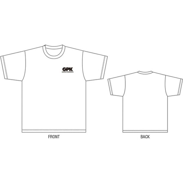 【公式グッズ】ゴリパラ見聞録　GPK　Tシャツ　ホワイト　Sサイズ（その他）