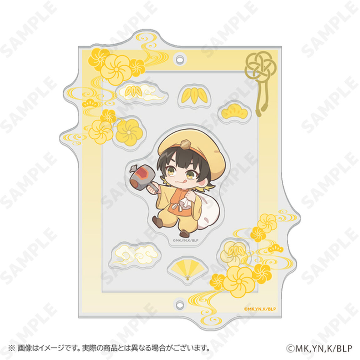 ブルーロック アクリルフレームセット 4.蜂楽 廻[ふくふく七福神]（2025年8月以降発売予定）