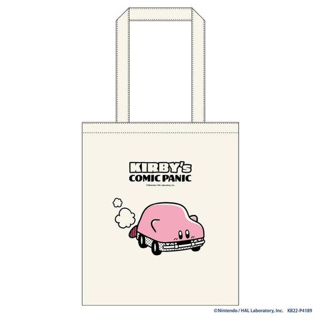 星のカービィ カービィのコミック・パニック　トートバッグ　ほおばりヘンケイ（くるま）