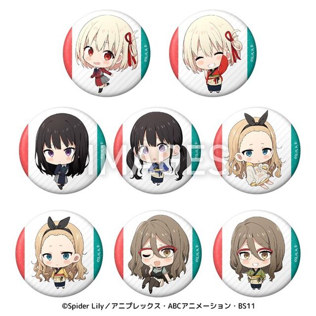 リコリス・リコイル 57mmスタンド缶バッジ【BOX】