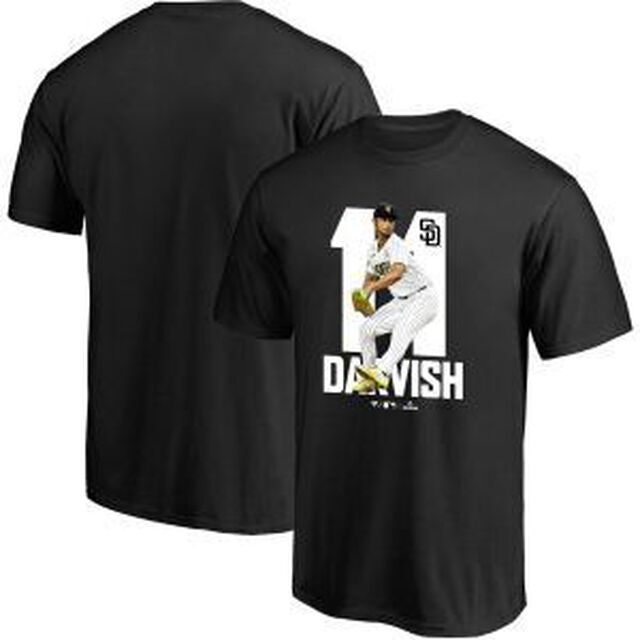 サンディエゴ・パドレス ダルビッシュ有　グラフィック＆ナンバーTシャツ S