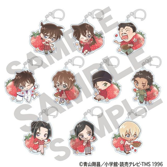 名探偵コナン　トレーディングアクリルキーホルダー　きゃらペコ　いちご狩り【単品】