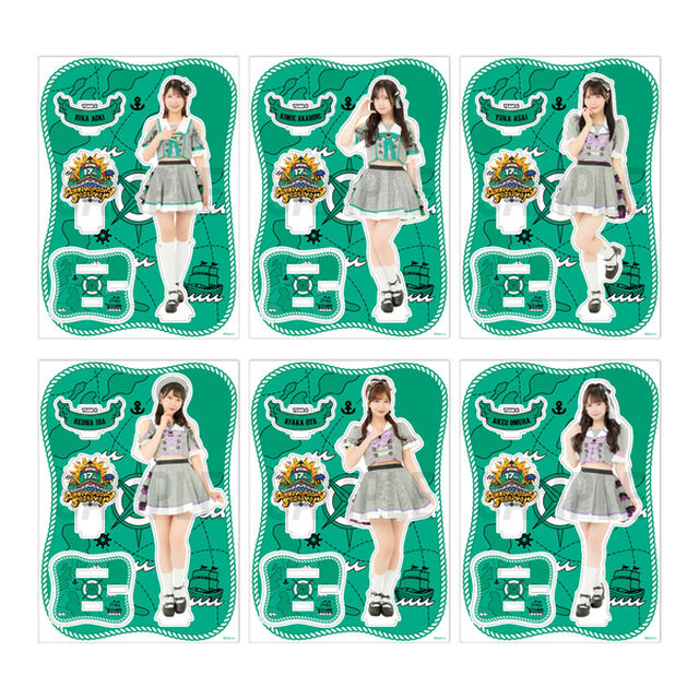 【SKE48】25赤堀 君江 アクリルスタンド（17th Anniversary ver.）