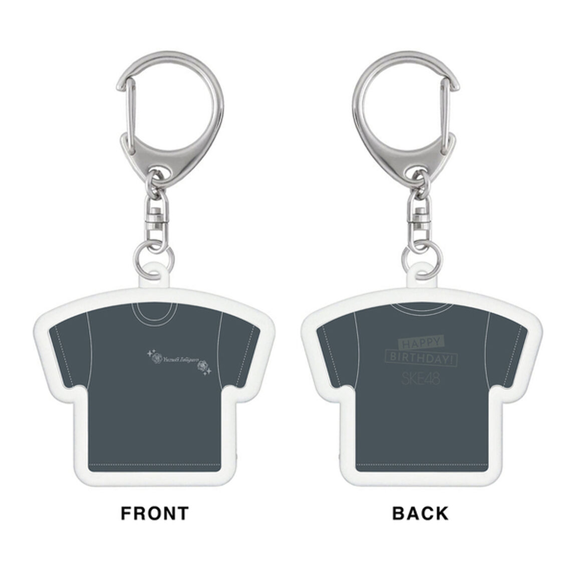 【SKE48】石黒友月　生誕記念Tシャツ型アクリルキーホルダー（2025年10月度）