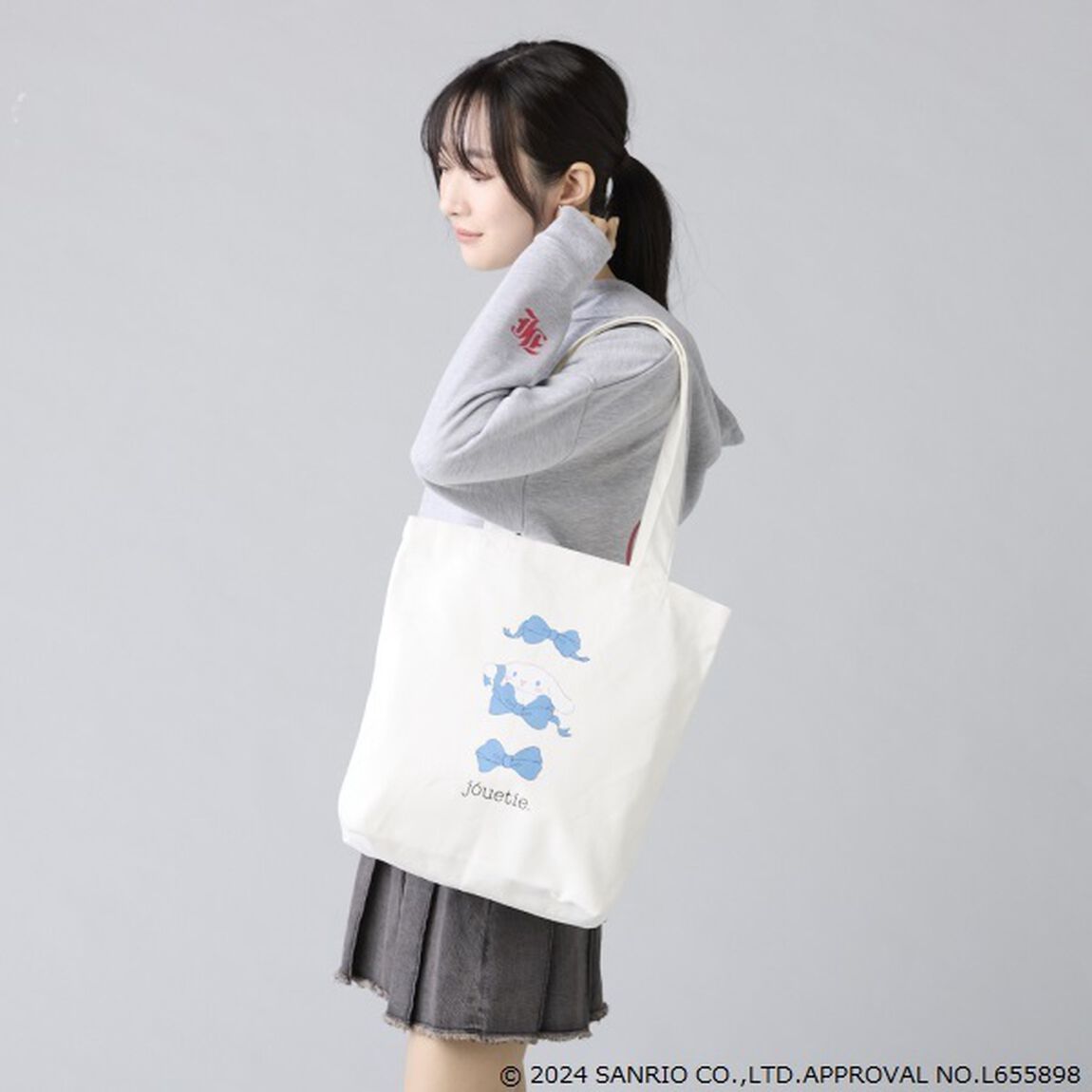 【セブンネット限定】シナモロール&times;jouetie　トート　ホワイト